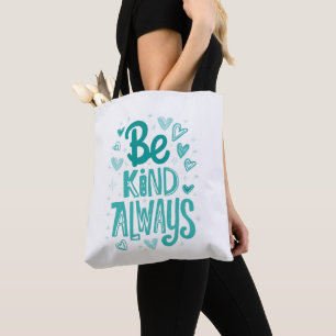 Tote Bag La gentillesse positive compte la typographie