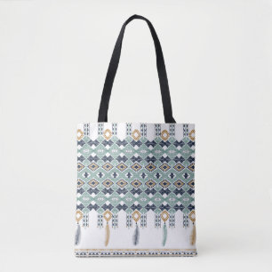 Tote Bag La géométrie nord-indienne américaine frontièr