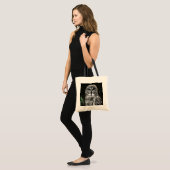 Tote Bag La grande chouette grise btm (Devant (modèle))