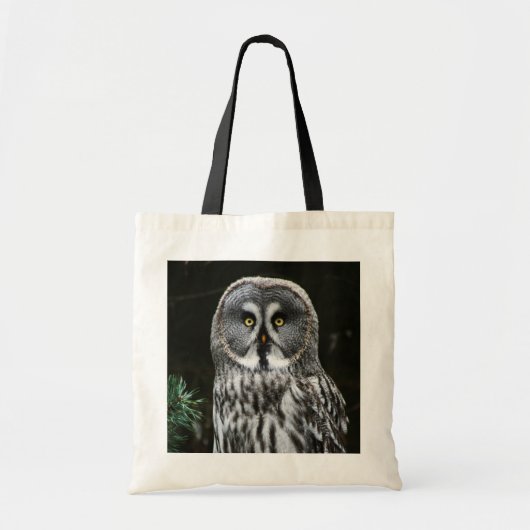 Tote Bag La grande chouette grise btm (Devant)