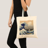 Tote Bag la grande vague (Devant (produit))