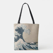 Tote Bag La Grande Vague au large de Kanagawa (Dos)