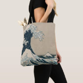 Tote Bag La Grande Vague au large de Kanagawa (De près)