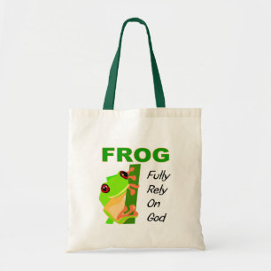 Tote Bag La GRENOUILLE, se fondent entièrement sur Dieu
