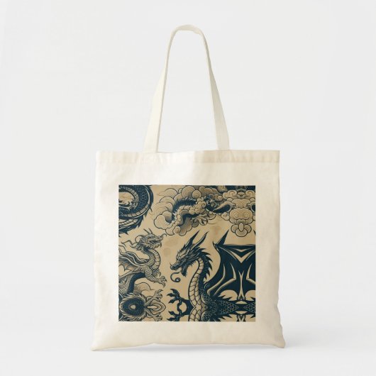 Tote Bag La guerre des dragons (Devant)