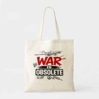 Tote Bag La guerre est obsolète – Conception de protestatio