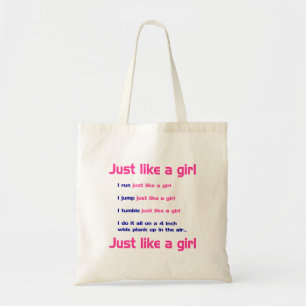 Tote Bag La gymnastique aiment une fille