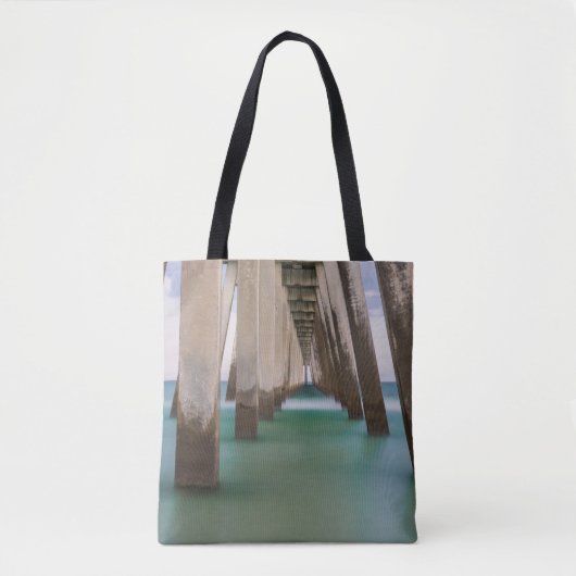 Tote Bag La jetée de Navarre Beach (Devant)
