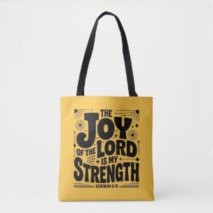 Tote Bag La Joie Du Seigneur Est Ma Force
