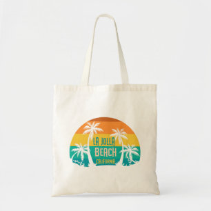 Tote Bag La Jolla Beach Retro