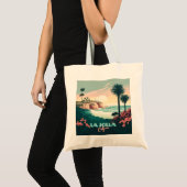Tote Bag La Jolla Cove San Diego California Retro (Devant (produit))