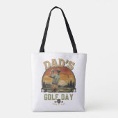 Tote Bag La journée de golf de papa (Dos)