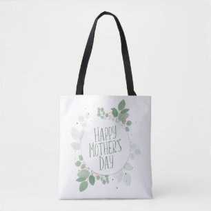 Tote Bag La Journée des mères et la couronne verte des Fe
