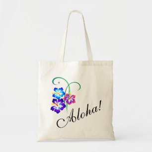 Tote Bag La ketmie hawaïenne fleurit Aloha