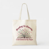 Tote Bag La Lecture Est L'Exercice... (Dos)