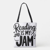 Tote Bag La lecture est ma confiture (Dos)