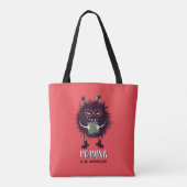 Tote Bag La lecture est une aventure professeur drôle (Dos)