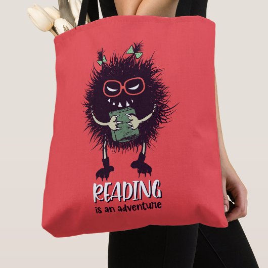 Tote Bag La lecture est une aventure professeur drôle