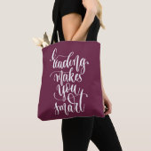 Tote Bag La lecture vous rend futés (De près)