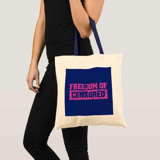 Tote Bag La liberté d'expression peut-être pas si (Devant (produit))