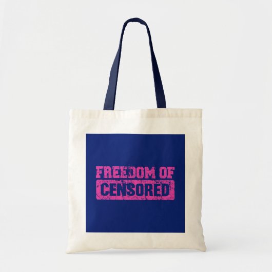 Tote Bag La liberté d'expression peut-être pas si (Devant)