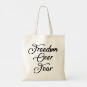 Tote Bag La liberté face à la peur (Dos)