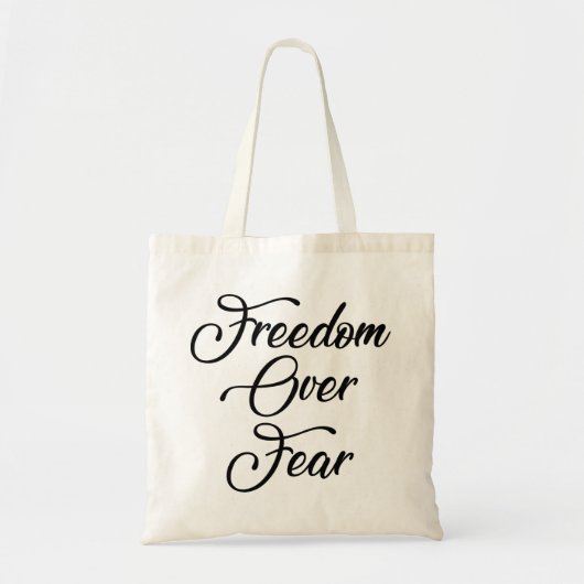 Tote Bag La liberté face à la peur (Devant)