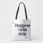 Tote Bag La liberté face à la peur (Devant)
