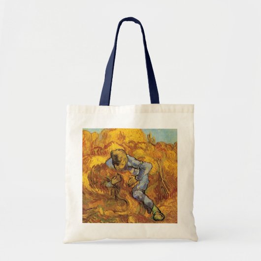Tote Bag La Lieuse de gerbes (d'après Millet) par Vincent v (Devant)
