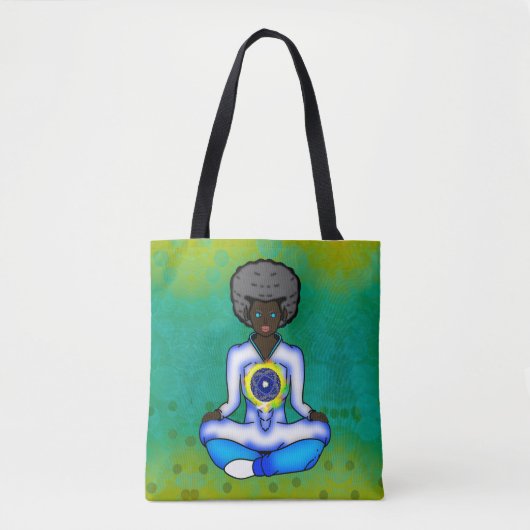 Tote Bag La lumière bleue de la protection (Devant)