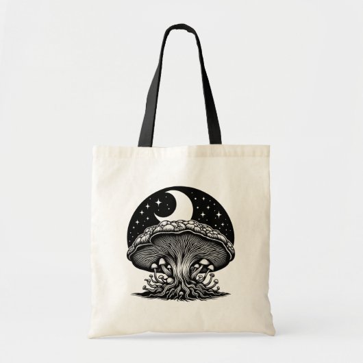 Tote Bag La Lune et les Etoiles (Devant)