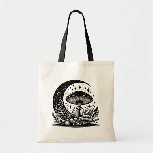 Tote Bag La Lune et les Etoiles (Devant)