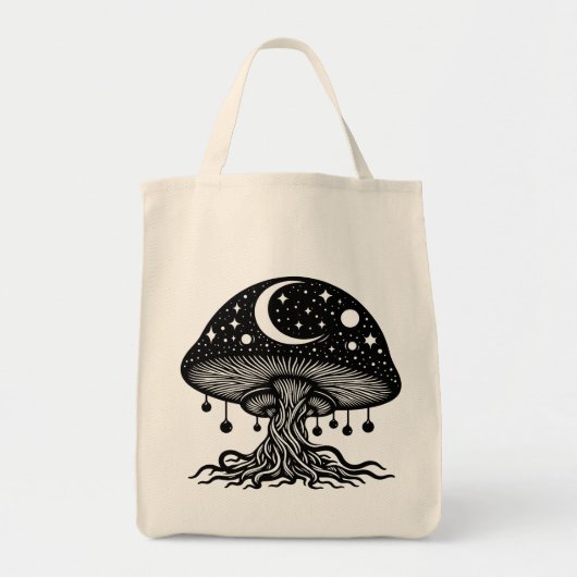 Tote Bag La Lune et les Etoiles (Devant)