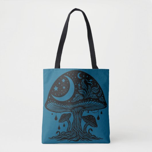 Tote Bag La Lune et les Etoiles (Devant)