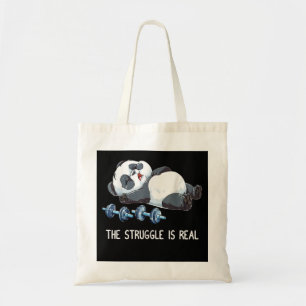 Tote Bag La lutte est un vrai haltérophilie