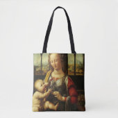 Tote Bag La Madone au Carnation de Léonard de Vinci (Devant)