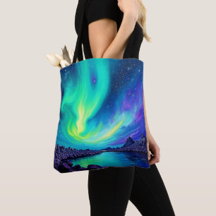Tote Bag La magique nuit d'Aurora Sky Dance Design