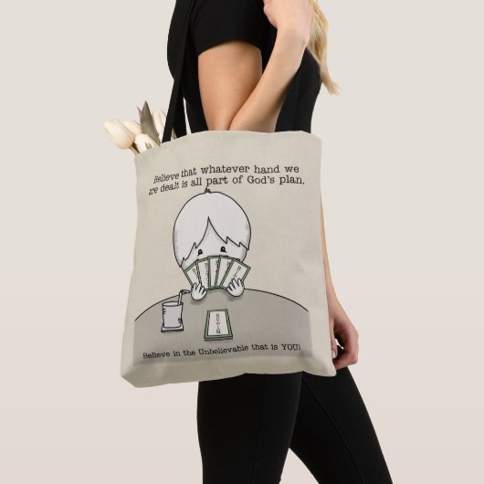 Tote Bag La main sur laquelle nous sommes confrontés (De près)