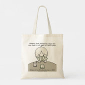 Tote Bag La main sur laquelle nous sommes confrontés (Dos)