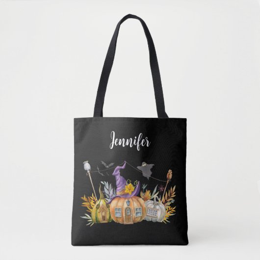Tote Bag La Maison des Pompiers haunted (Devant)
