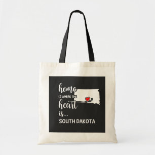 Tote Bag La maison du Dakota du Sud est le coeur