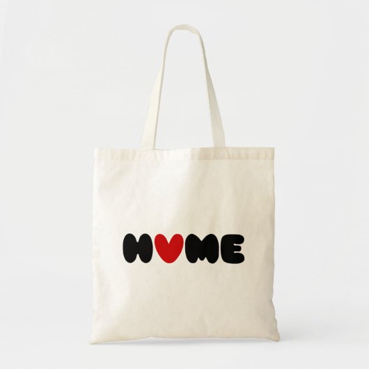Tote Bag La Maison Est Là Où Le Coeur Est (Devant)