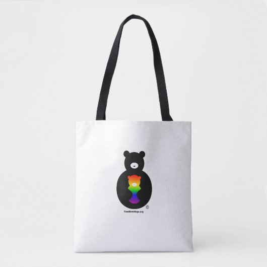 Tote Bag La maman libre étreint Fourre-tout bilatéral (Devant)
