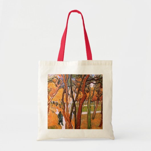 Tote Bag La marche : Les Feuilles en chute par Vincent van (Devant)