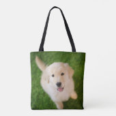 Tote Bag La marionnette d'or sur l'herbe (Dos)