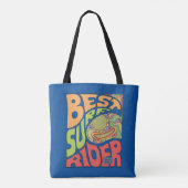Tote Bag La meilleure affiche de surf jamais (Dos)