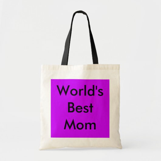 Tote Bag La meilleure maman Fourre-tout du monde (Devant)