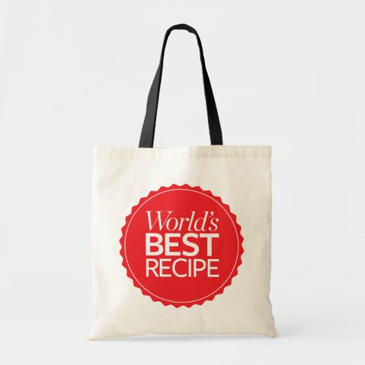 Tote Bag La meilleure recette du monde (Devant)