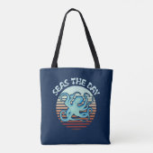 Tote Bag La Mer Le Jour | Vibes d'été Octopus (Dos)