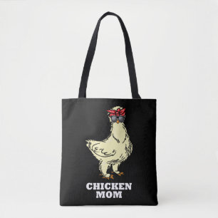 Tote Bag La mère de Silkie Chicken Chicken Funny Chicken F